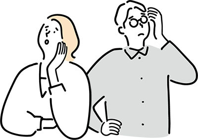 婚活に困る男女